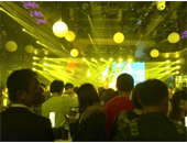 200w beam sharpy shone out in Ya Nuoda Bar in Qionghai city